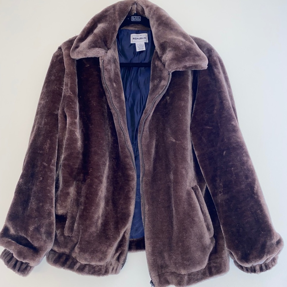 Faux Fur Teddy Jacket
